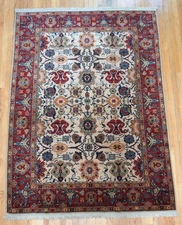 Lovely Karastan 5'7" x 7'11" English Manor Stratford # 2120-00505 Wool Pile Rug