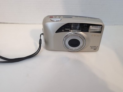Yashica Zoomate 80 Point & Shoot 35mm Film Camera Untested Missing Battery Cover