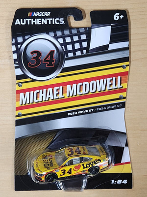 2024 Wave 7 Michael Mcdowell Loves RV Stops 1/64 NASCAR Authentics