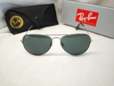 Ray Ban Aviator RB3025 Sunglasses Large 58mm Gray Lens/Silver Frame