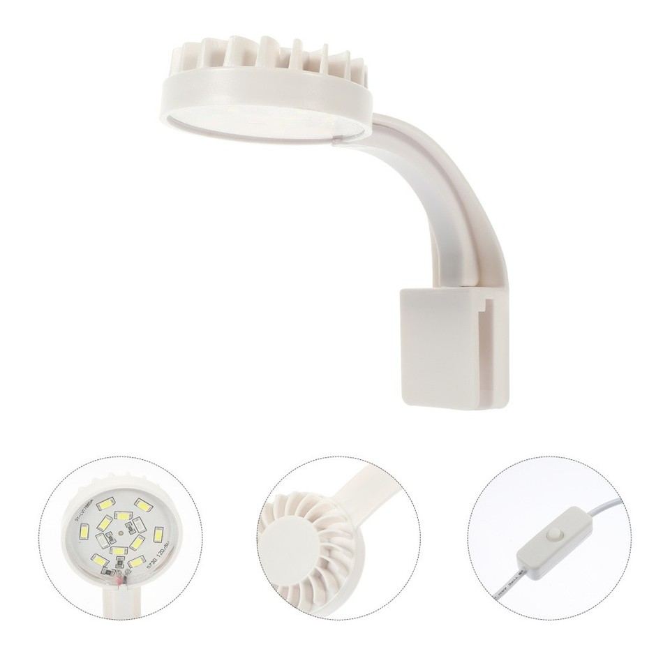 Nobleza - Luce LED Per Acquario, Pesci Serbatoio Lampada Illuminazione Per Piante Da Acquario Con Diversa Tensione Lunghezza(40 Cm 2 W, Luce Bianca