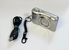 Nikon COOLPIX A10 Digital Camera Silver 16.14MP 5x Optical Zoom Used From Japan