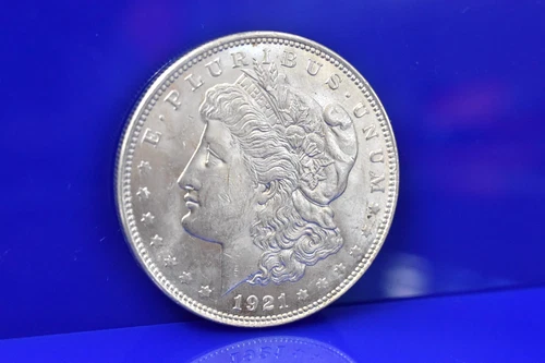 1921 P Silver Morgan Dollar BU Frosty White Mint State Lot B
