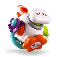 Montessori Sensory Toys for Toddlers 1-3 - Travel Activities Busy Board Cube - 