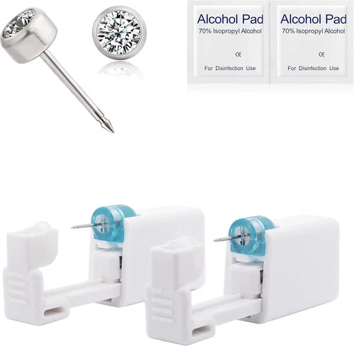 Ear Piercing Kit Titanium G23, Disposable Ear Piercing Gun Kit with F136 Medical - product listing photo