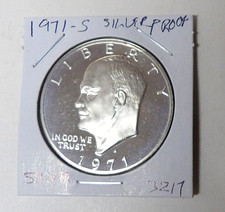 Cameo Proof 1971-S Eisenhower Silver Dollar 40% Silver (101026)