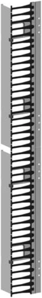 Chatsworth Products Finger Cable Manager Short 700W X 42UBK 39235-C11