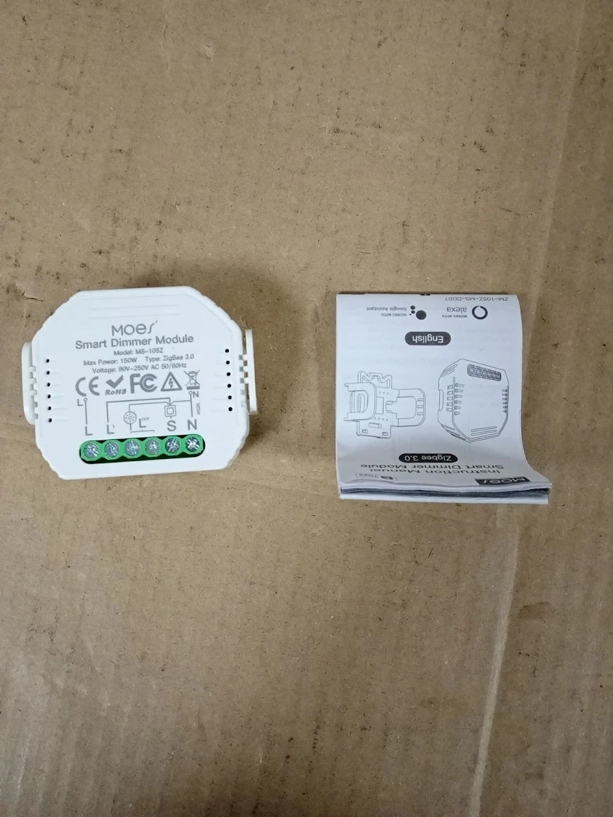 Moes Mini DIY Tuya ZigBee Smart Dimmer Switch Module 1 Gang Smart Life New