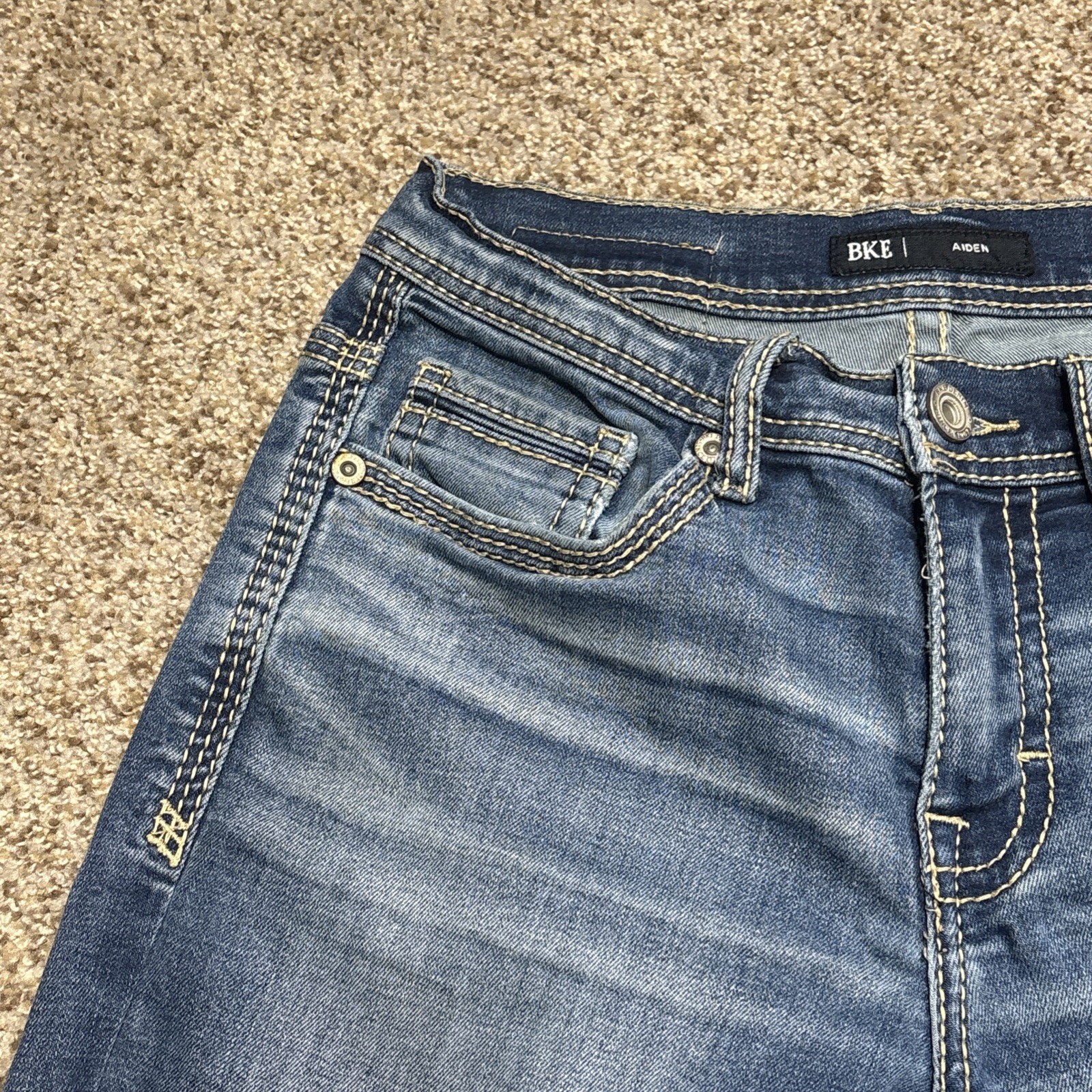 BKE Aiden Denim Jeans Mens 29x32 Fits 29 X 30 Straight Leg - View 4