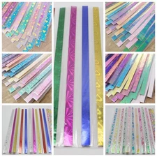 250 Strips Shinny Folding Paper Lucky Wish Star Cute Origami Paper Scrapbook