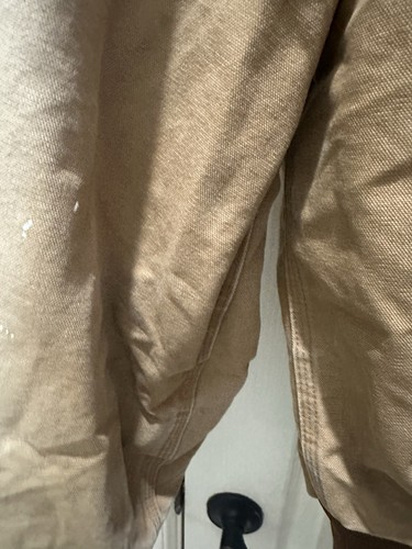 Vintage y2k 2005 brown J131 Carhartt hooded work wear jacket USA Medium Regular - Picture 3 of 13