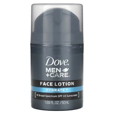 Men + Care, Face Lotion, Hydrate +, SPF 15, 1.69 fl oz (50 ml)