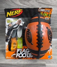 2012 NERF FLAG FOOTBALL COMPLETE 3 ON 3 SET WEATHER BLITZ -HASBRO NEW OLD STOCK