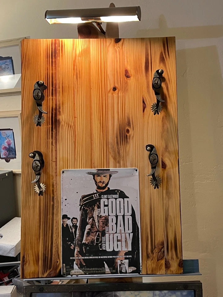 High Plains Gun Rack on Wood - Image 3 of 4