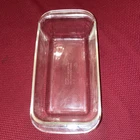 PYREX Glass Clear 2 qt Loaf Pan Baking Dish 215 9x5x3 USA Made Vintage