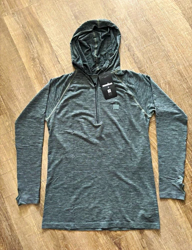 NWT Compressport IRONMAN Trail Half-Zip Performance Hoodie Women's Large - product listing photo