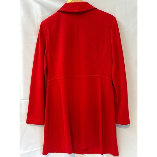 St. John Red Long Coat/Blazer Size 10 - Picture 5 of 7