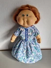 VINTAGE 1980s Cabbage Patch Kids Splashin' Kids Hard Body Auburn Hair Doll