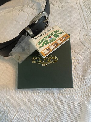green friendly golf belt