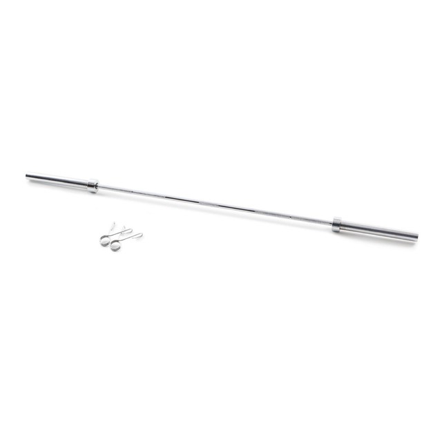 Chrome Olympic Barbell Bar Weight Lifting Gym Workout 45 Lb 7 Foot 7 Foot 84 Inch 45 Lb Chrome Olympic Barbell Bar Weight Bench Press Workout