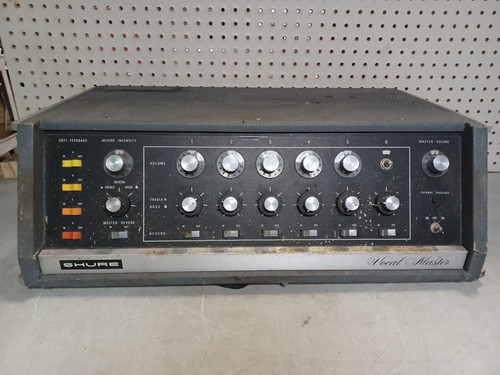 VINTAGE Shure Brothers Vocal Master Control Console VA 300-C Mixer - UNTESTED