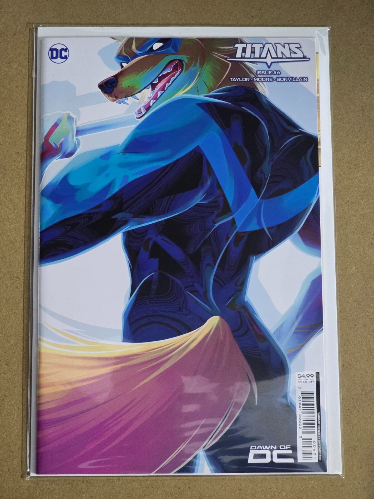 TITANS #6 DC COMICS 2023 SWEENEY BOO BEAST WORLD VARIANT NM