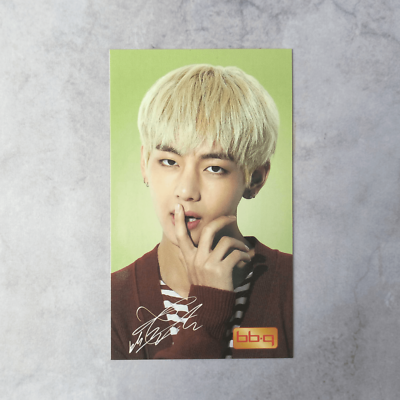 BTS 2016 BBQ Official Photo Card Complete Set - V Set of 3