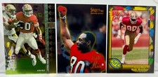 Jerry Rice - 3 Card Lot 1991 Wild Card, 1994 Upper Deck SP & 1995 Select HOF MVP