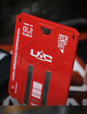 doom limited edition red replica key card DOOM: The Dark Ages Keycard 3-Pack – Official Bethesda Gear Store main image 1