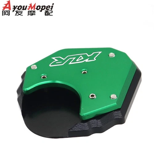 CNC Kickstand Side Stand Enlarge Enlarge Pad For Kawasaki KLR 650 2008-2023 - Picture 11 of 11