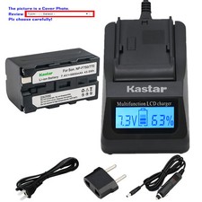 Kastar Battery LCD Fast Charger for Sony NP-F770 CCD-SC55 CCD-TR12 CCD-TR3