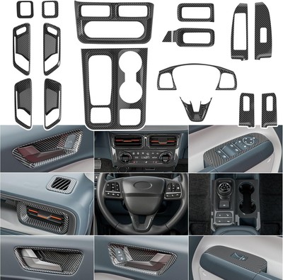 For 2022-2025 Ford Maverick Center Console Interior Decoration Trim 16PCS