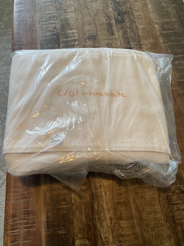 Restoration Hardware Cloud Slipcover Classic/Ottoman/White eBay