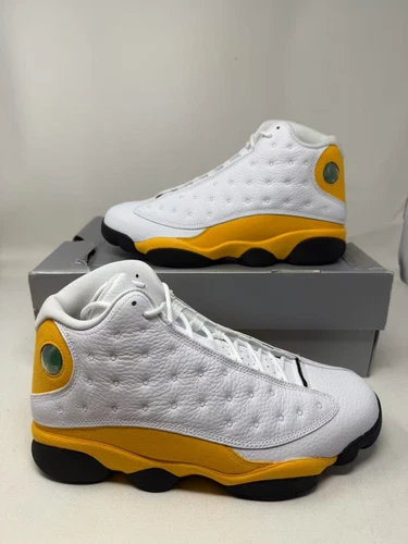 Nike Air Jordan 13 Retro Del Sol 414571–167  size 10  OG XIII White Yellow NEW
