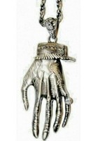 Gothic Halskette Skelett Hand Gruselige Halskette Skelett Hand