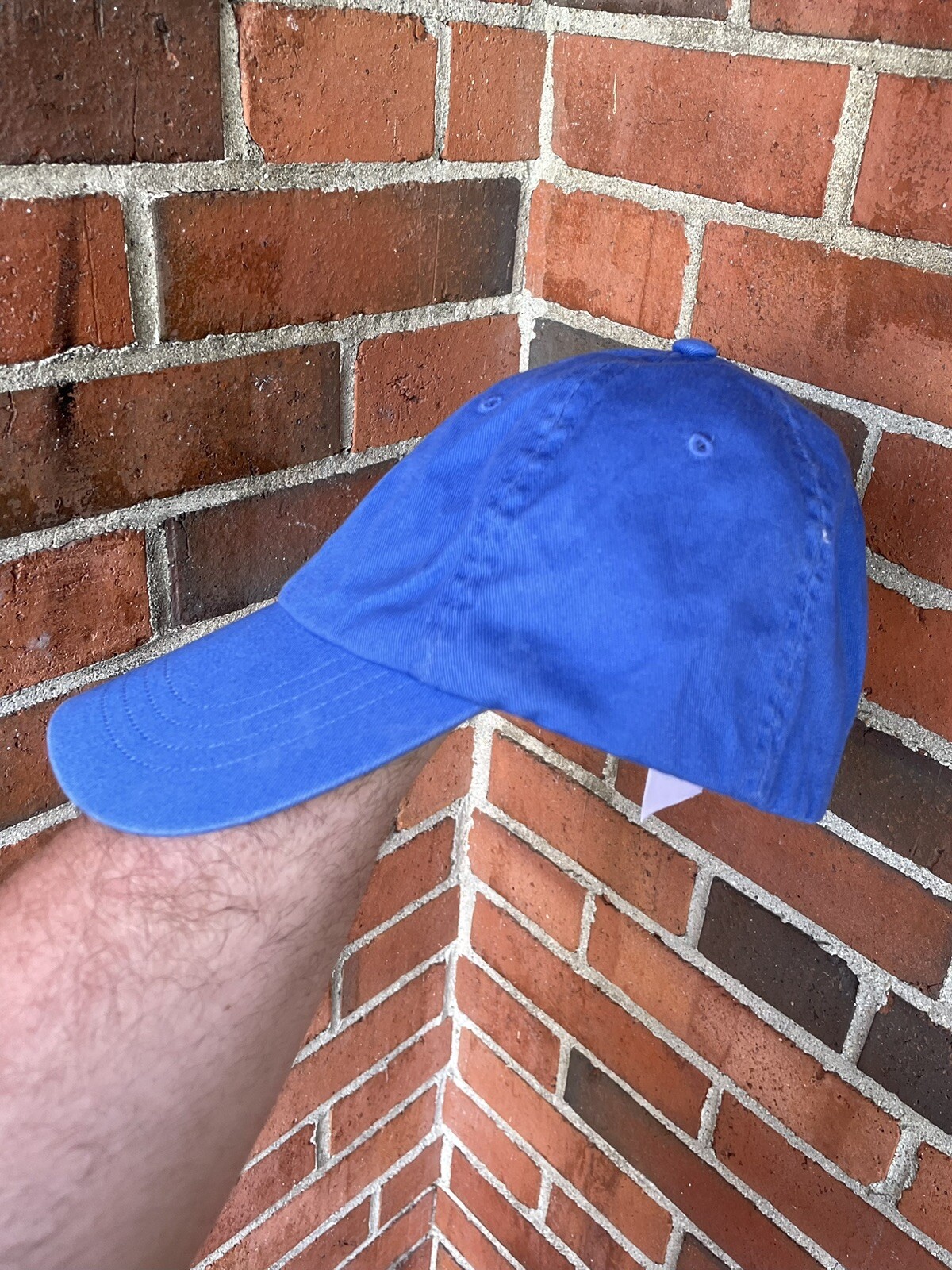 Cappello Polo Ralph Lauren Strapback Berretto Blu Arancione Pony Logo Papà Golf