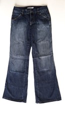 Tommy Hilfiger Women's Rhinestone Stonewash Flare Stretch Jeans Size 6