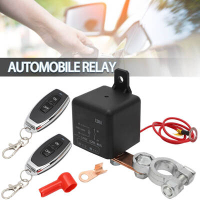Car Battery Disconnect Switch Cut Off Kill Switch For Control Wireless Remote XS
