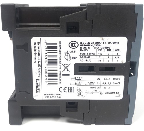 Siemens Sirius Leistungsschalter 3RT2015-2BB41 - Bild 5 von 5