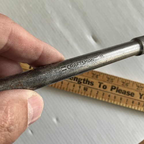 Vintage Craftsman Circle H 3/8" Drive Breaker Bar  - Picture 2 of 9