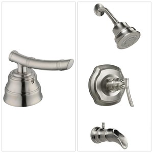 Details About Tub Shower Faucet Handle Kit Glacier Bay Pegasus Twist Turn Lever Brushed Nickel Details About Tub Shower Faucet Handle Kit Glacier Bay Pegasus Twist Turn Lever Brushed Nickel