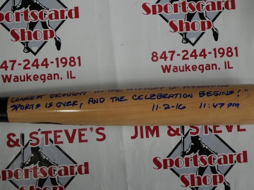 PAT HUGHES SIGNED RAWLINGS BLONDE BAT W/ FINAL CALL & HOF INSCRIPTION JSA COA - Picture 5 of 6