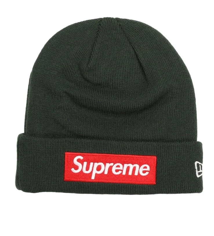 Bonnet noir Supreme New Era Box Logo FW22