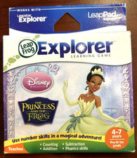 LeapFrog LeapPad Explorer: The Princess and the Frog, LeapPad 1 2 3 GS Ultra NIB