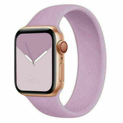 Correa de silicona Solo Loop iWatch para Apple Watch Ultra2 10 9 8 7 6 5 38-49 mm - Imagen 23 de 28