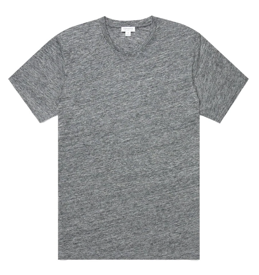 sunspel grey t shirt