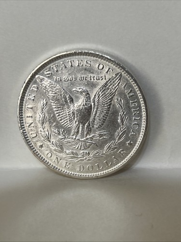 1890 MORGAN SILVER DOLLAR, AU, EXTRA NICE - Picture 5 of 7