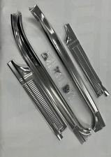 1973-1977 CHEVROLET GMC C10 C20 C30 G10 DOOR SILL TRIM KIT 4 PIECES NEW