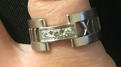 18K Damen Weißgold Diamant Ring von Tiffany - Sonderedition