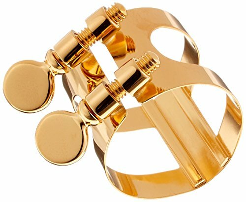 Золотая пластина с обратной затяжкой лигатуры для кларнета Bonado B с позолоченным покрытием 2